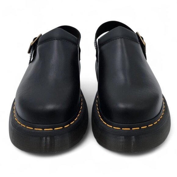Dr. Martens Laketen Mens Leather Slingback Buckle Platform Mules Size 12  Black - Picture 4 of 10